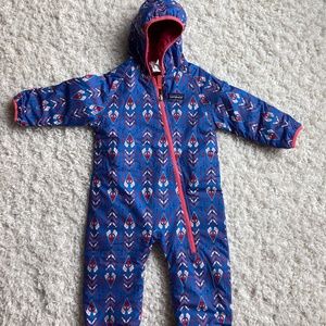 Patagonia Reversible Snowsuit sized 6-12 months